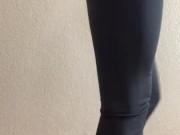 Sexy ass in black leggings 9/16