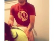 Snuck off with best friends boyfriend to fuck in the restroom  15/16