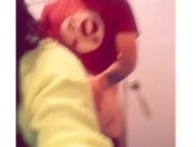 Snuck off with best friends boyfriend to fuck in the restroom  2/16