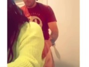 Snuck off with best friends boyfriend to fuck in the restroom  3/16