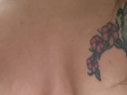 Eating at Home and Flashing Boobs while doing Live Show P2