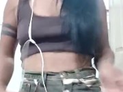 LIVE May sexy posing and flashing boobs in room 3/16