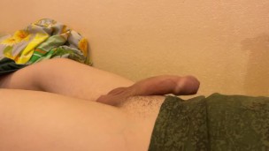 Handsome plays with his cock and balls 