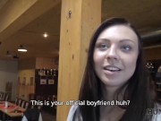 HUNT4K Modest chick takes dick in mouth and spreads legs for money 3/16