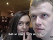HUNT4K Modest chick takes dick in mouth and spreads legs for money 4/16