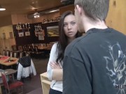 HUNT4K Modest chick takes dick in mouth and spreads legs for money 5/16
