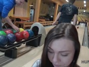 HUNT4K Modest chick takes dick in mouth and spreads legs for money 8/16