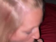 Black man gets some morning head  4/16