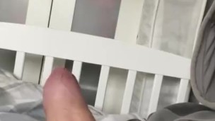 Teasing Daddy with my Huge Cock