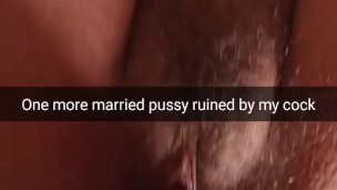 My short fat cock ruin your wife pussy and marriage - Cuckold Captions Snapchat