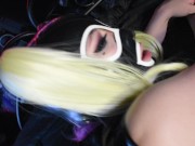 Horny Little Latex FUCKTOY Sucks And Fucks And Gets CREAMPIE 16/16