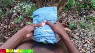 Horney Cheapskate Guy refuses to Pay for Pocket Pussy So he makes his own (PART 2)