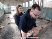 Публичный трах с парнем в видео от первого лица после того, как он много кончил на русском 15/16