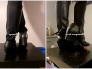 Amateur Bootjob in Wedges 1 7/16