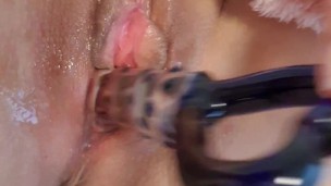 Crystal Deep Inside Me – Soaked Close-Up and Real Moans
