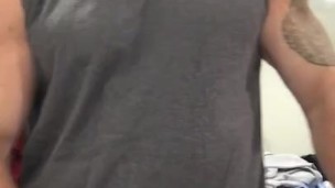 Huge Dick Hot Bodybuilder Shows Off Giant Hard Cock OnlyfansBeefBeast Hairy Alpha Musclebear Hung 