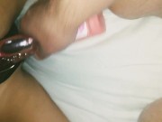 Rough Creampie in sexy tied up cheating slut wife in hotel room 2/16