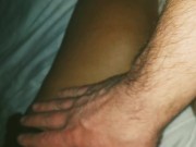 Rough Creampie in sexy tied up cheating slut wife in hotel room 4/16