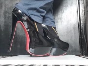 ASMR Squeaky Platform Heels - Screenshot 4 of 16 - Socks