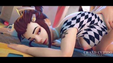 Animation Brigitte sweet Anal in the Sunny Spring Day [Grand Cupido] ( Overwatch )