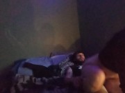 Female cums so much you can hear that pussy riding dick 12/16