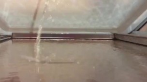 Foreskin Pissing and cumming in the shower