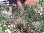 Big cock pissing in outdoor_village_Indian porn movie