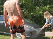 Wet Nympho Offers Cleaning Service, Gets Downright Filthy - Sterling Silver + Memphos 3/16