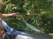 Wet Nympho Offers Cleaning Service, Gets Downright Filthy - Sterling Silver + Memphos 7/16