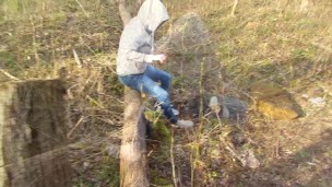My jeans was locked,so i peed over them twice