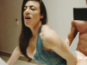 Ise_mah,  fucking the brunette in the motel, cumming allover her tits 13/16