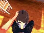 Mika gets a POV facial before getting fucked doggystyle - Girls und Panzer Hentai 4/16