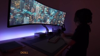 Menina de jogo chinesa doce 3 seduzindo