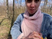 Я СОСАЛА В ЛЕСУ И ЗА МНОЙ НАБЛЮДАЛИ МУЖЧИНЫ - Screenshot 1 of 16 - Cheating