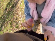 Я СОСАЛА В ЛЕСУ И ЗА МНОЙ НАБЛЮДАЛИ МУЖЧИНЫ - Screenshot 7 of 16 - Cum Swallow