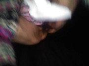 PinkMoonLust Hairy PeePee Girl Fetishist Freaky Urine Fetish Pisses in Dark Outside Outdoors Exhibit 7/16