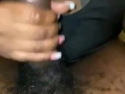 EBONY HEAD-HUNTER LOVES SUCKING BBC!!! 4/16