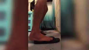 PISSING VIEW FROM BEHIND