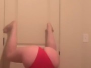 Handstand Wall Twerking