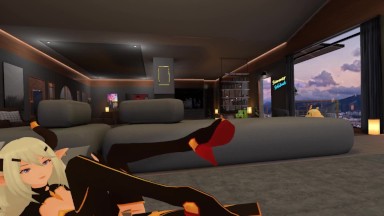 VTUBER PLAYING VR ES FOLLADO POR UN EXTRAÑO ALEATORIO