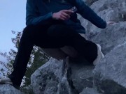 Pissing Outdoors Off a Cliff 10/16