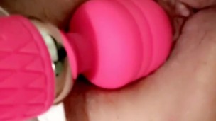 Dirty slut playing with toy