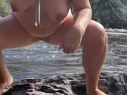 Outdoor Public Strip Piss and Nude Swim Spectators