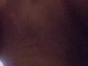 Hot Latina Bestfriend getting pussy fuck with creampie - Close up view