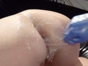 Analfisting bis zum Squirten und Prolaps 8/16