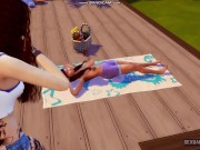 My Girlfriend Sunbathes Topless, Her Testas Make Me Very Horny - Sexual Hot Animations 2/16