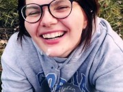 Sarah Sota Gets A Facial In Public - Almost Got Caught While Fucking Outdoor 16/16