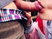 Sarah Sota Gets A Facial In Public - Almost Got Caught While Fucking Outdoor 2/16