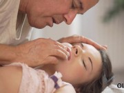 OLD4K Old man assfucks his teen girlfriend in the bedroom 13/16