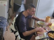 A hearty lunch is also a real treat 7/16